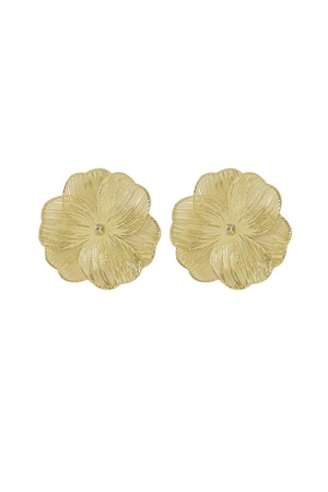 Earrings floral madness - Gold color h5 Picture2